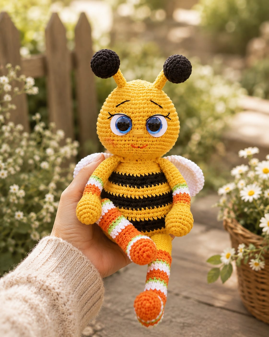 Bee Crochet Pattern – Cute Amigurumi Bee PDF Crochet Pattern