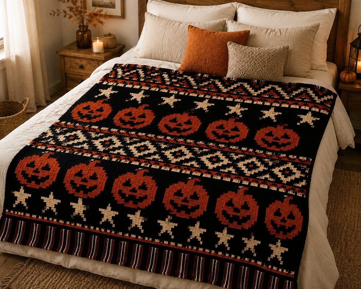Mosaic Crochet Pattern – Overlay Mosaic Blanket PDF Pattern