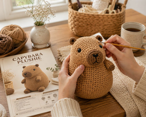 Capybara Crochet Pattern – Cute Amigurumi Capybara PDF Pattern