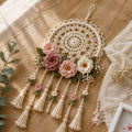 Dreamcatcher Crochet Pattern – Boho Mandala Wall Hanging PDF Pattern