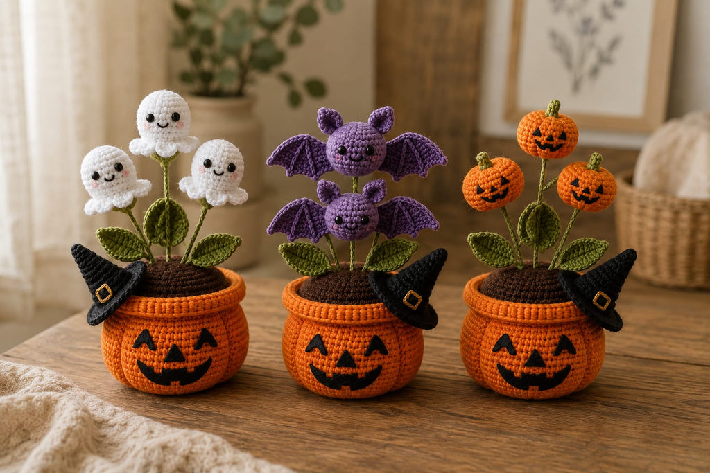 Fall Crochet Pattern – Autumn Pumpkin Decor PDF Crochet Pattern