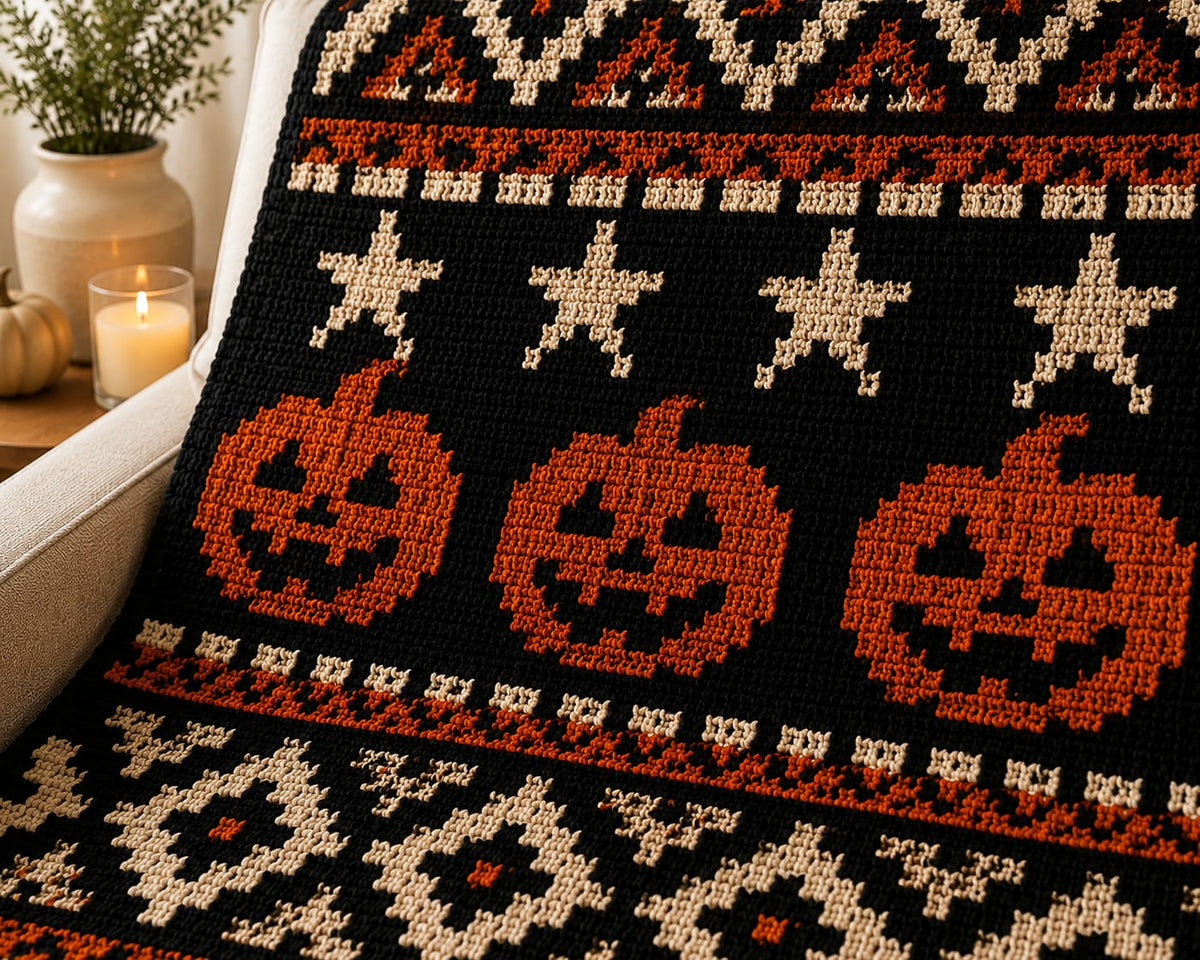 Mosaic Crochet Pattern – Overlay Mosaic Blanket PDF Pattern