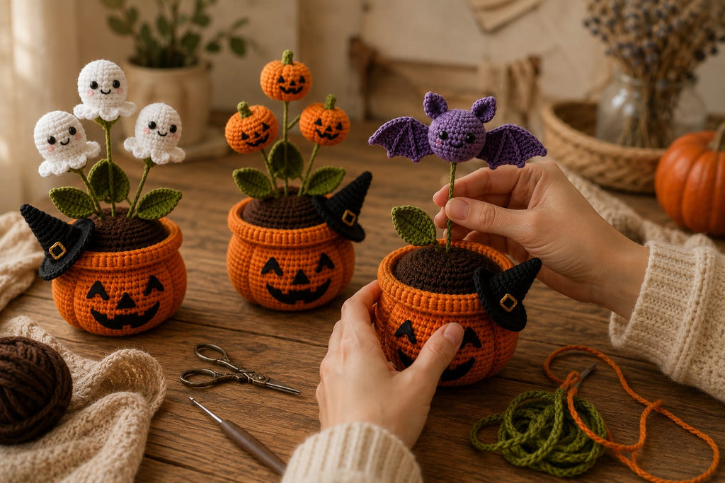 Fall Crochet Pattern – Autumn Pumpkin Decor PDF Crochet Pattern