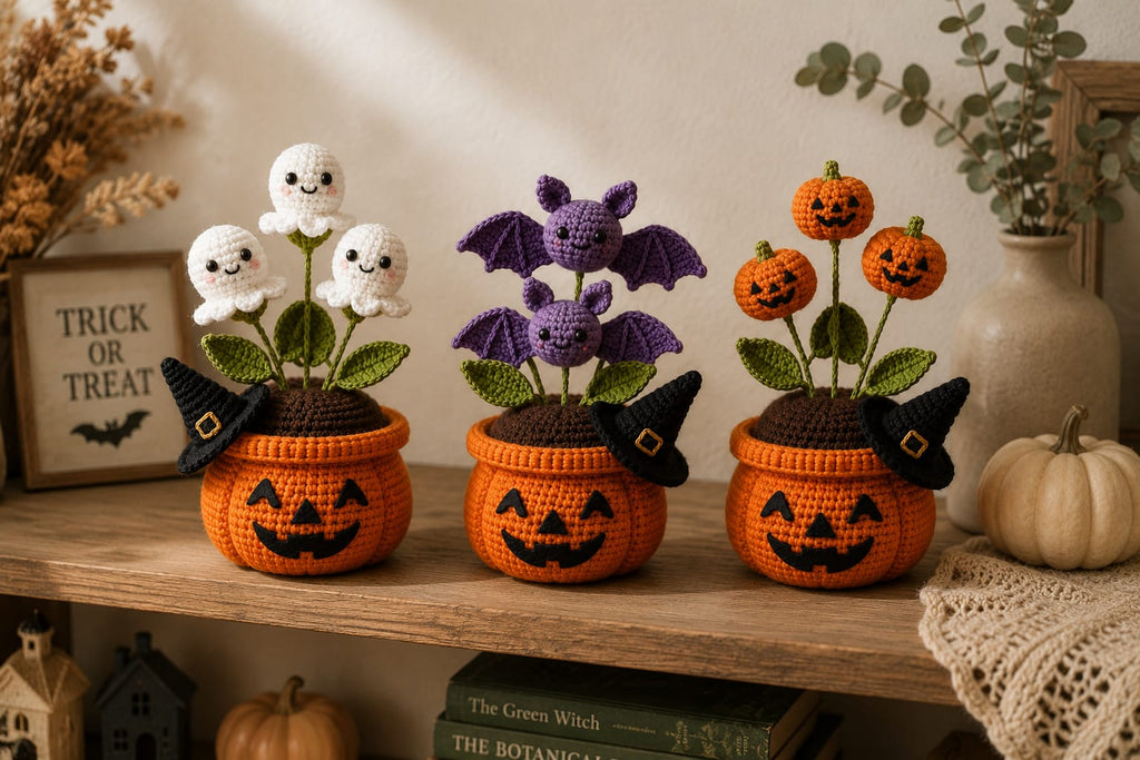 Fall Crochet Pattern – Autumn Pumpkin Decor PDF Crochet Pattern