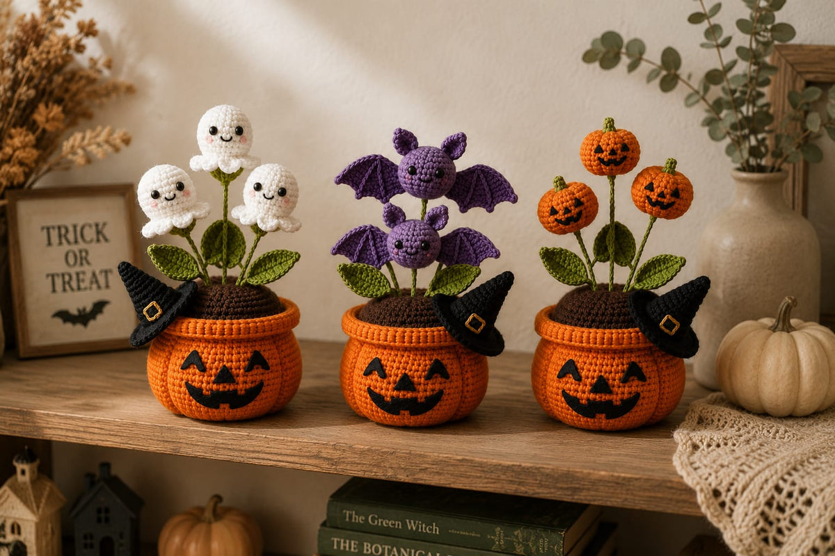 Fall Crochet Pattern – Autumn Pumpkin Decor PDF Crochet Pattern