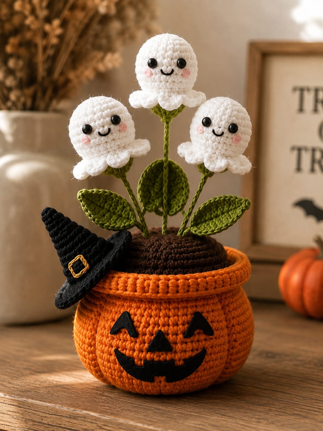Fall Crochet Pattern – Autumn Pumpkin Decor PDF Crochet Pattern