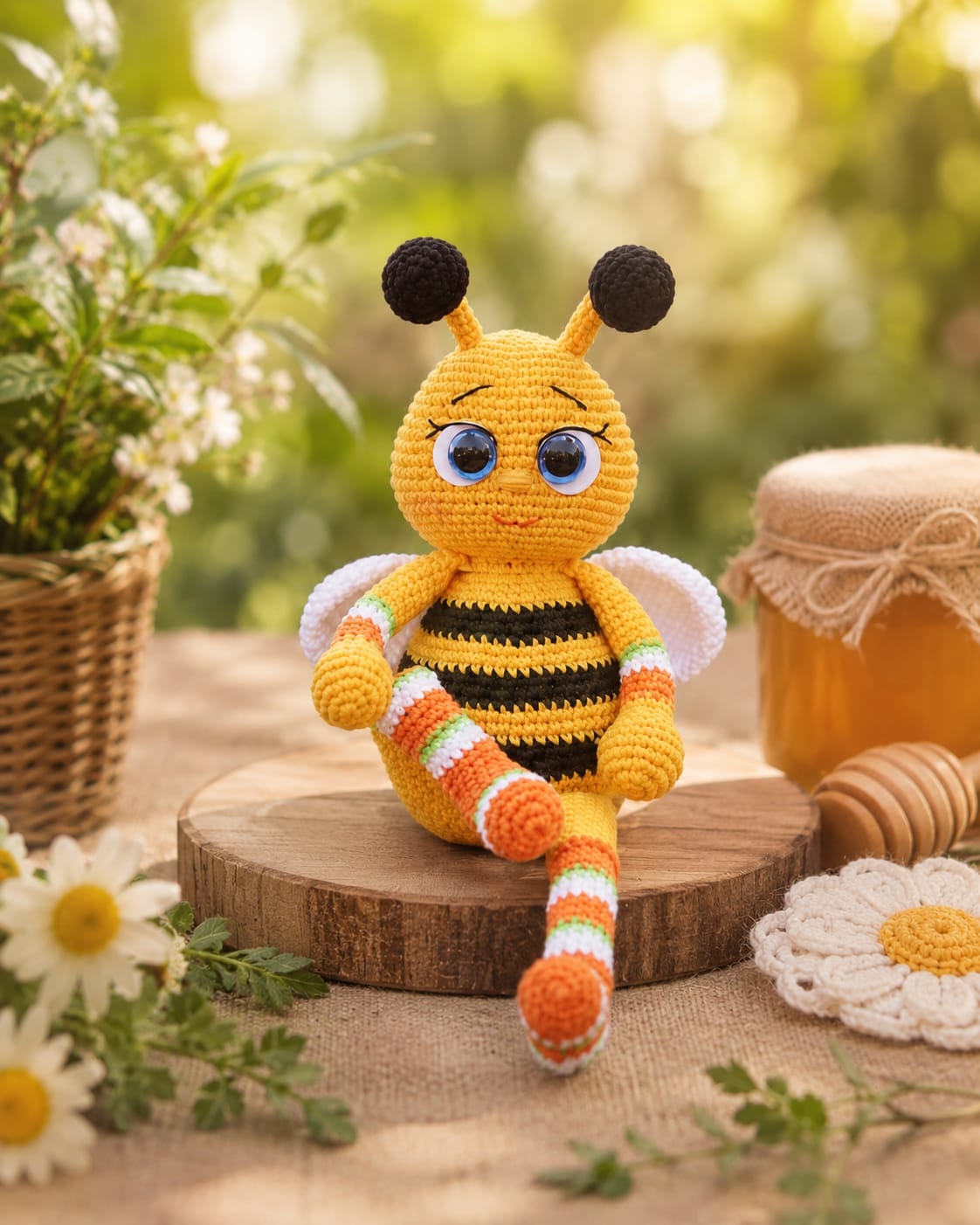 Bee Crochet Pattern – Cute Amigurumi Bee PDF Crochet Pattern