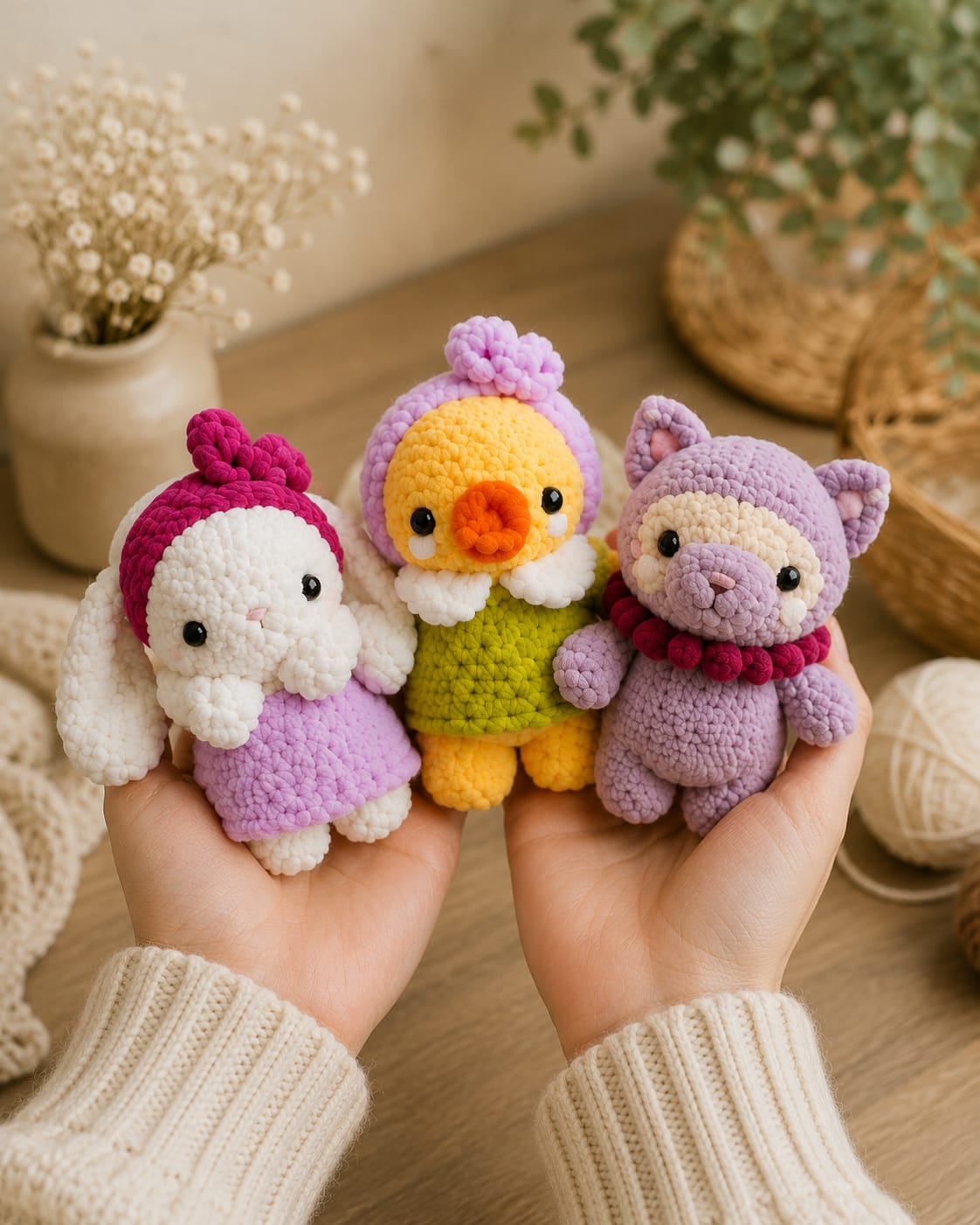 11-in-1 Crochet Bear Pattern Bundle – Amigurumi Teddy Bear PDF Patterns